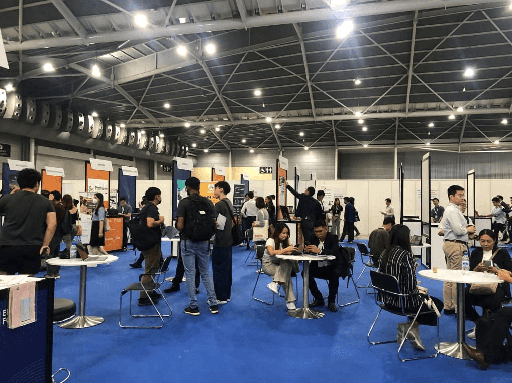 Singapore Blockchain Innovation Programme Booth