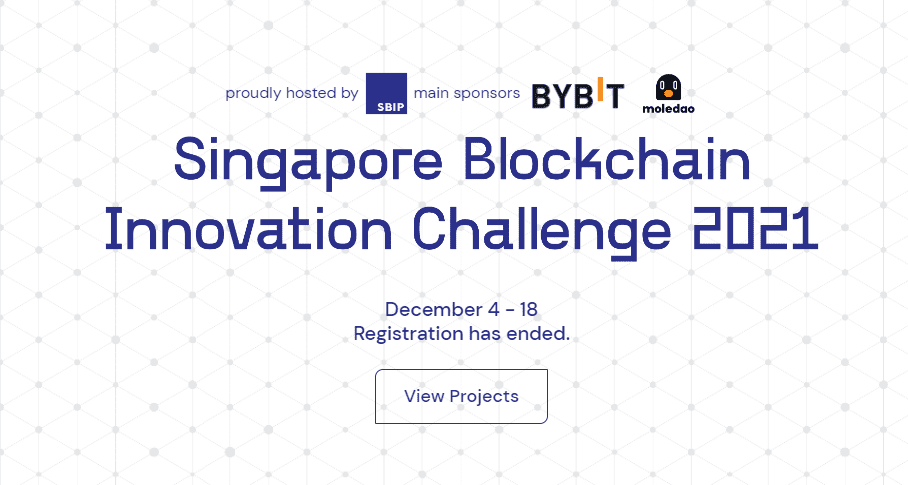 Singapore Blockchain Innovation Challenge 2021